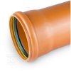 Rura kanalizacyjna zewnętrzna PP 160x5.5x3000 SN8 lita, z uszczelką K-U21 typu LOCK 0523333300